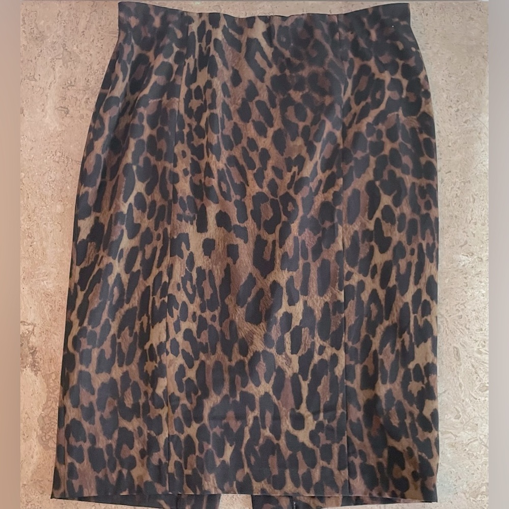 Lane Bryant Leopard Print Pencil Skirt